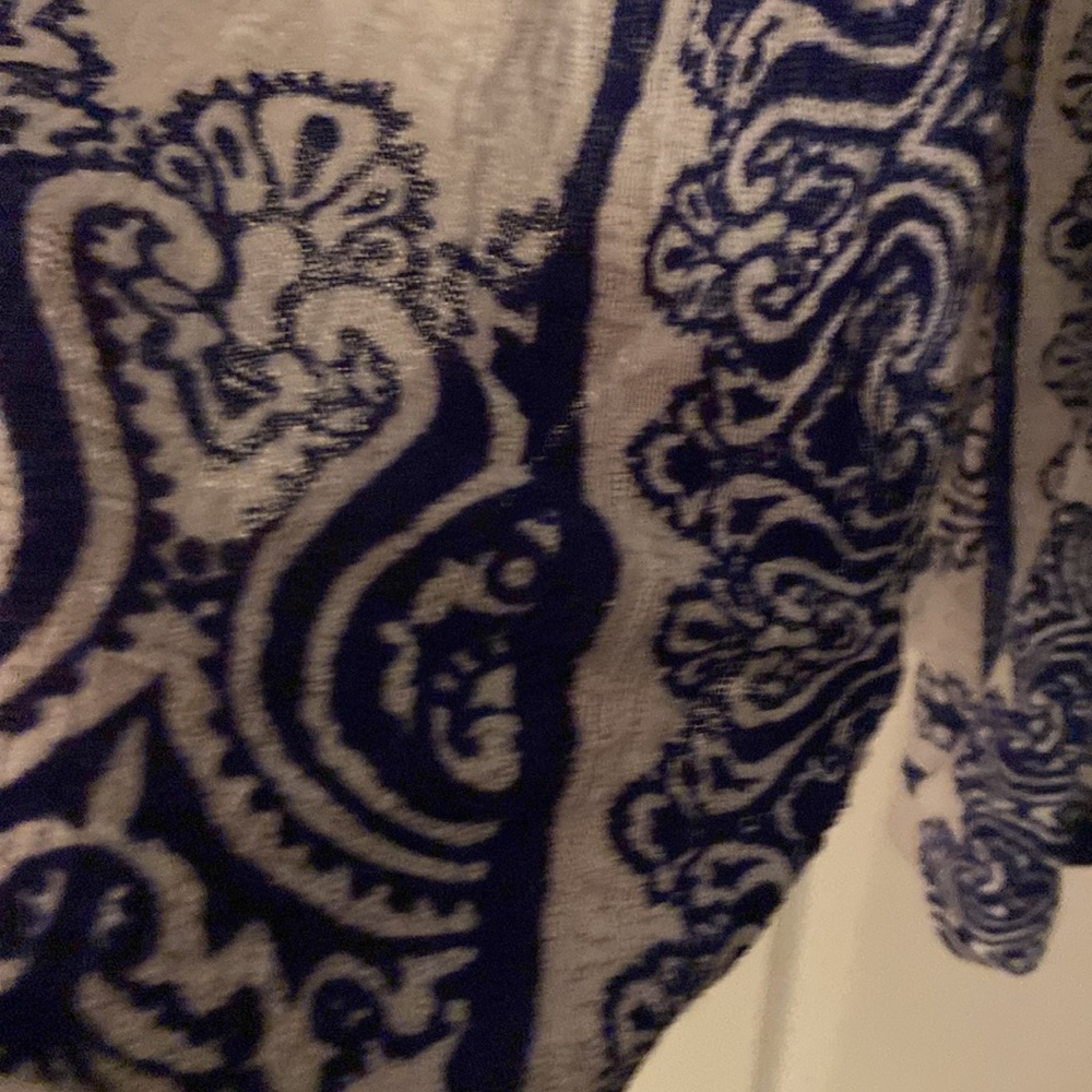 Chico's Lightweight Long Knit Cardigan/cover Up - Picture 4 of 9
